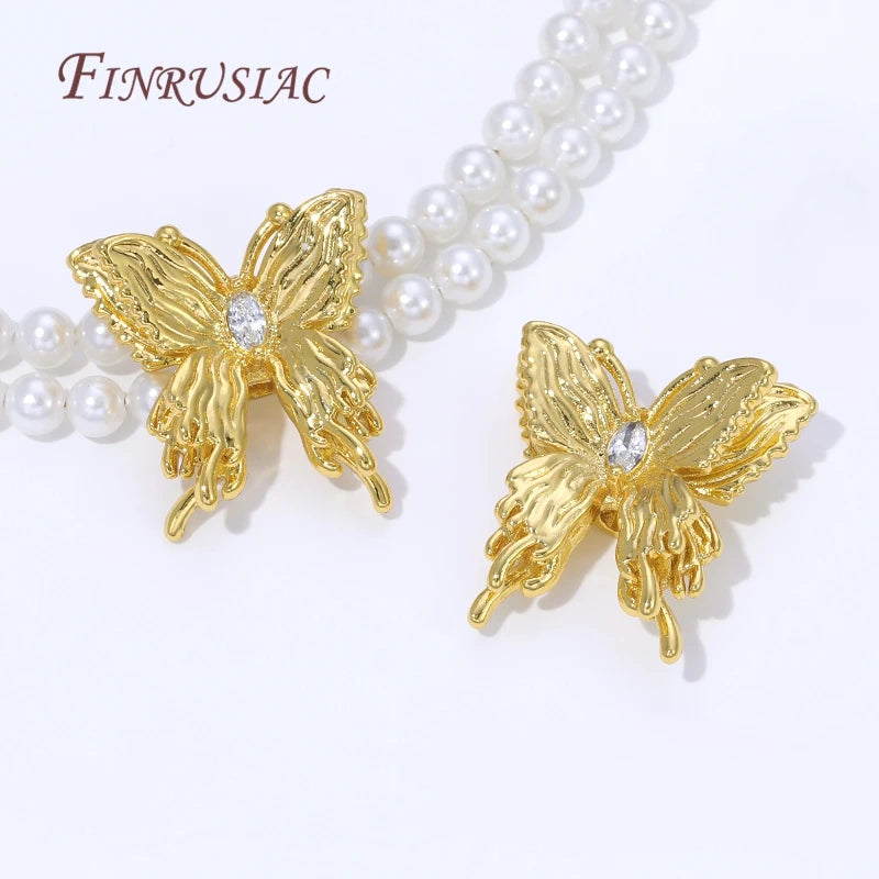 18K Gold Plated Butterfly Spacer Beads | DIY Jewelry Making Jewelry Spacer Beads P3