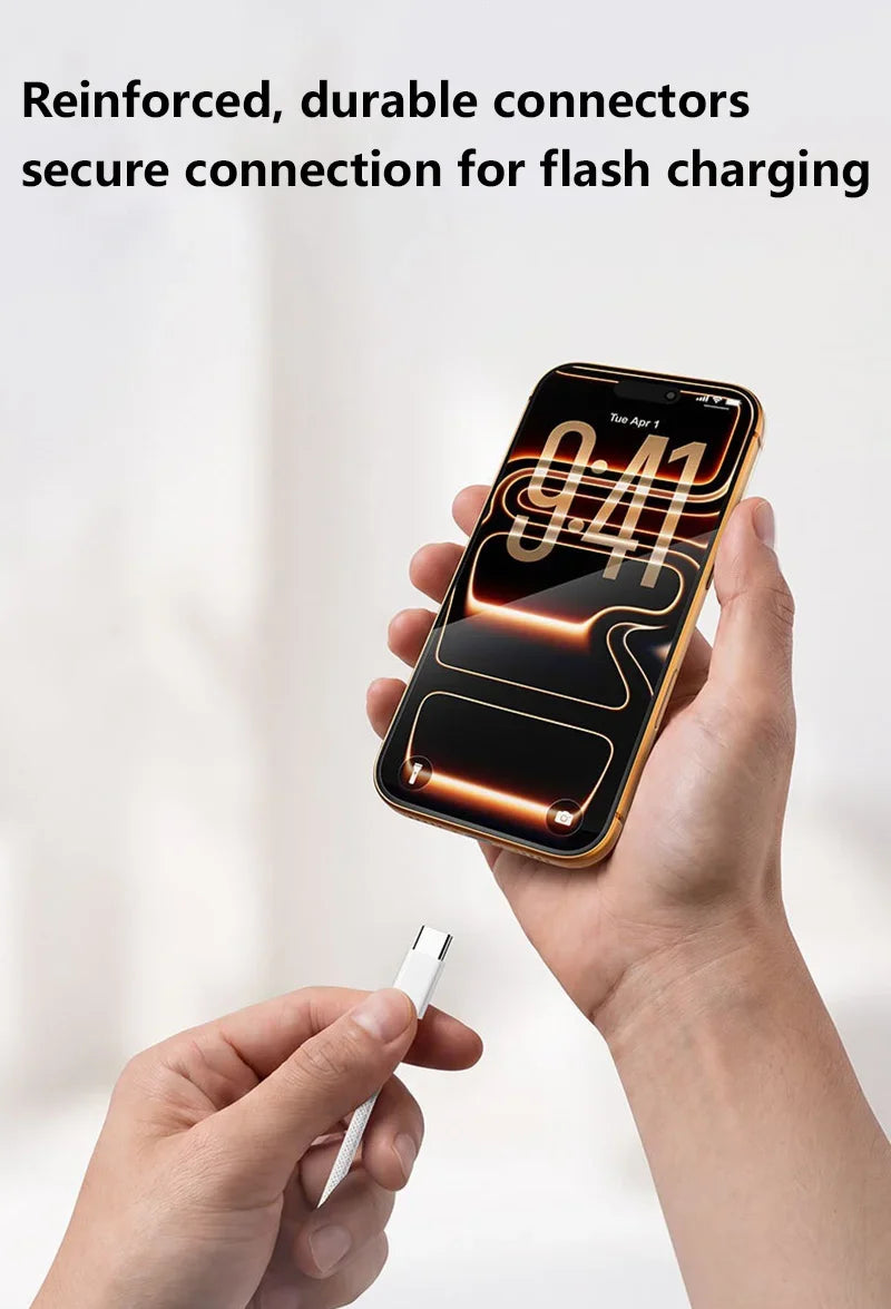 5-Pack USB-A to USB-C 240W Fast Charging Cable | 3A USB Charging Cable P3
