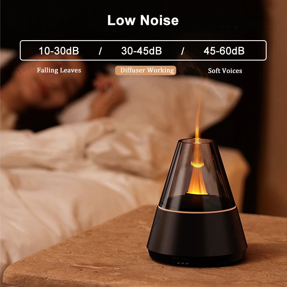 Flame Aroma Diffuser & USB Mini Humidifier | Essential Oils Aroma Oil Diffuser P3