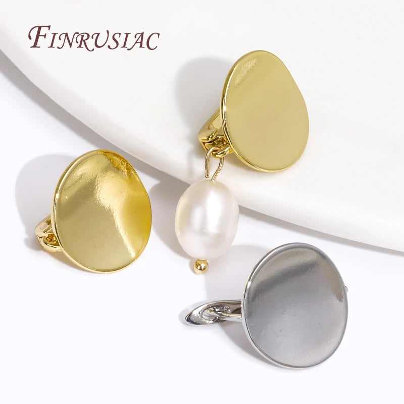 18K Gold Plated Earring Hooks – DIY Earwire Findings 19×14.5mm Earring Findings P3