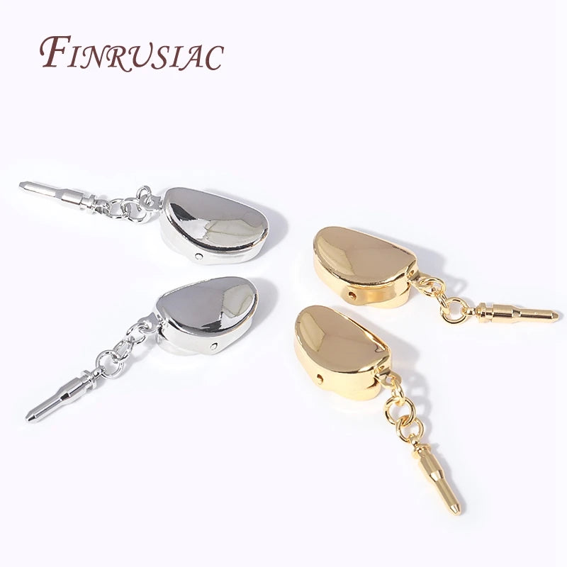 18K Gold Plated Press Buckle Clasp – DIY Jewelry Findings Jewelry Clasp Findings P3