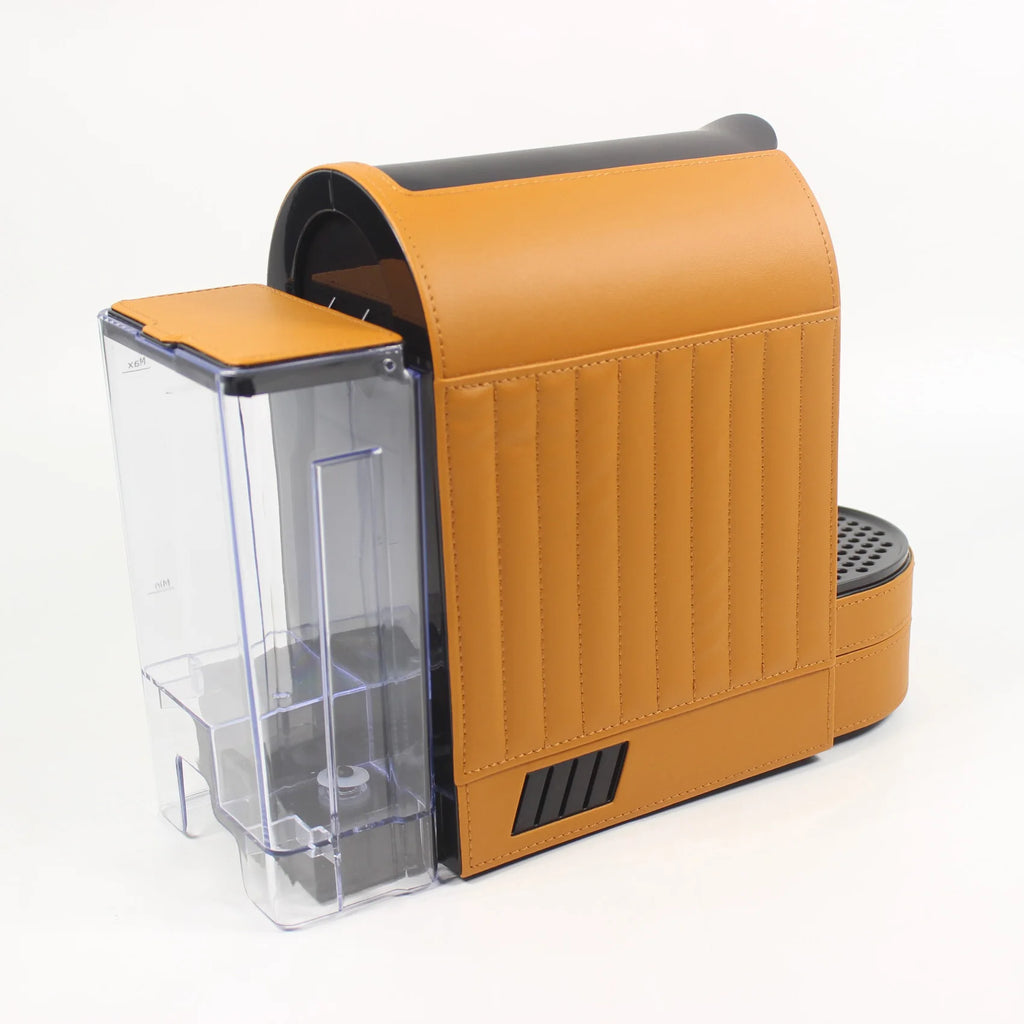 KADERN Leather Capsule Coffee Machine 19-Bar | Orange Capsule Coffee Machine P3