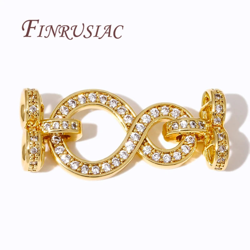 18K Gold Plated Connector Clasp for Bracelets & Jewelry DIY Jewelry Connector Clasp P3