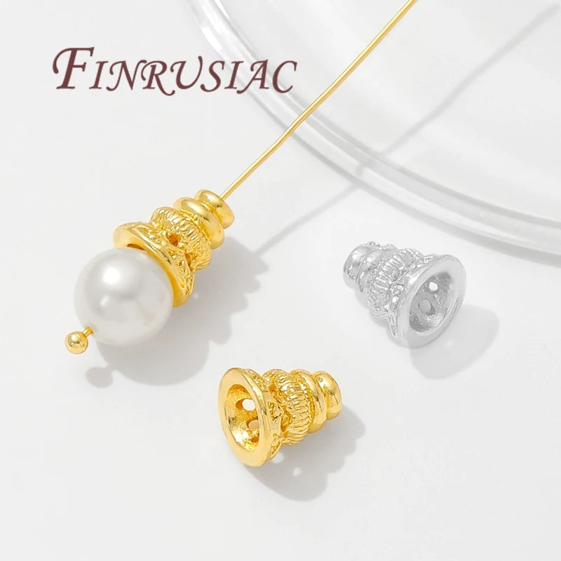 18K Gold Plated Bead Caps & Spacer Beads | DIY Jewelry Findings Jewelry Findings P3