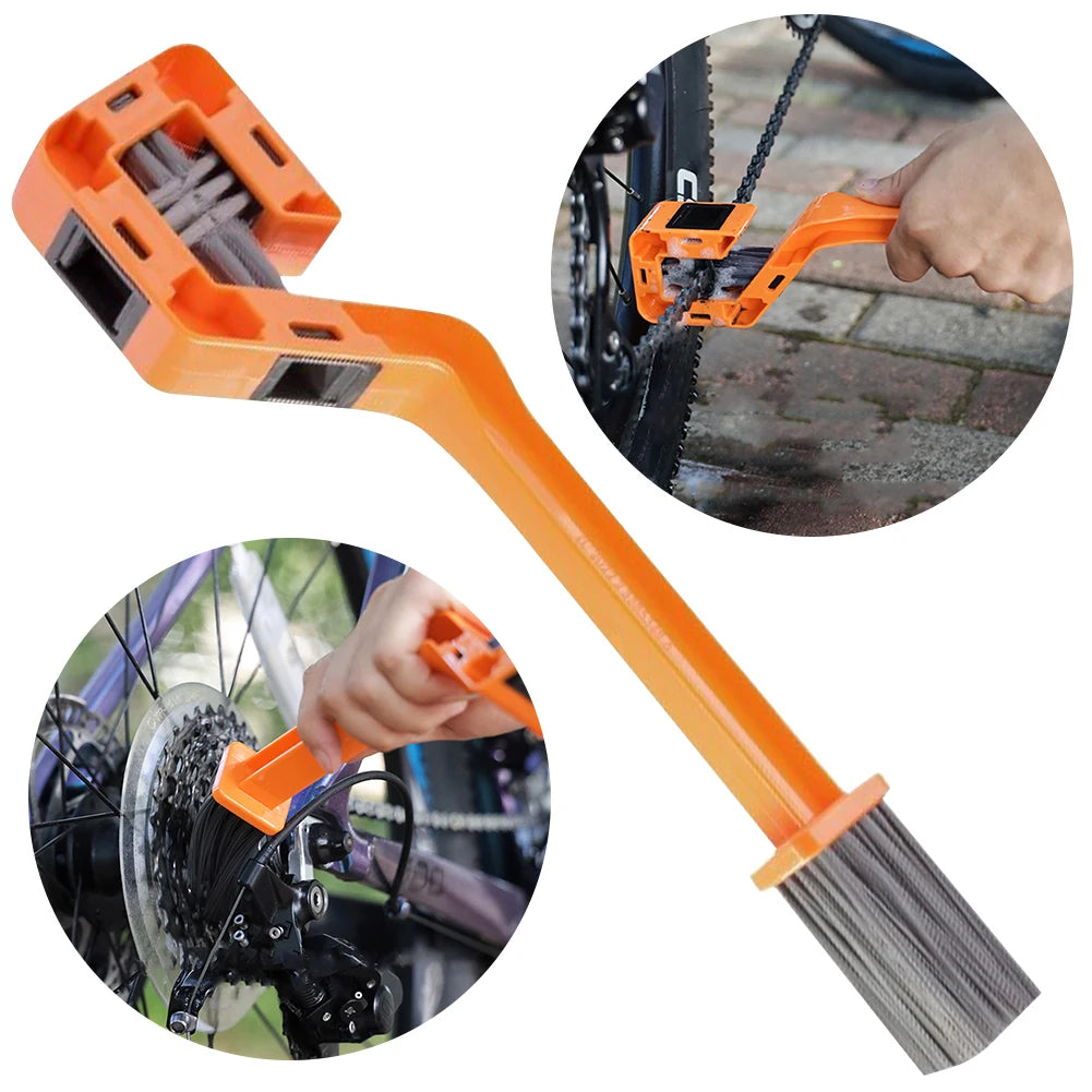 Double Head Bike Chain Cleaning Brush – Bicycle & Motorcycle Chain Cleaning Brush P3
