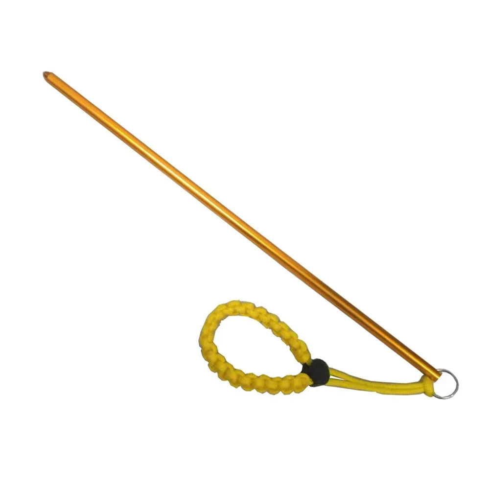 Aluminum Alloy Diving Pointer Stick with Braided Rope 35cm Diving Pointer Stick P3 Gold
