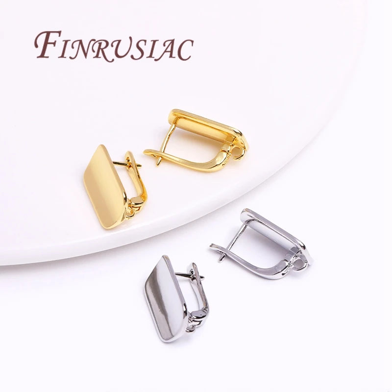 18K Gold Plated Earring Hooks – DIY Jewelry Making Findings Earring Hooks P3