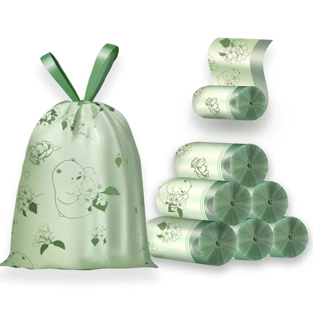 Thickened Drawstring Trash Bags – 30/50/100 Pack Garbage Bags Drawstring Trash Bags P3