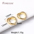 18K Gold Plated Heart Frame Spacer Beads – DIY Jewelry Making Jewelry Making Beads P3 18K Gold Plated-13MM 10 Pieces