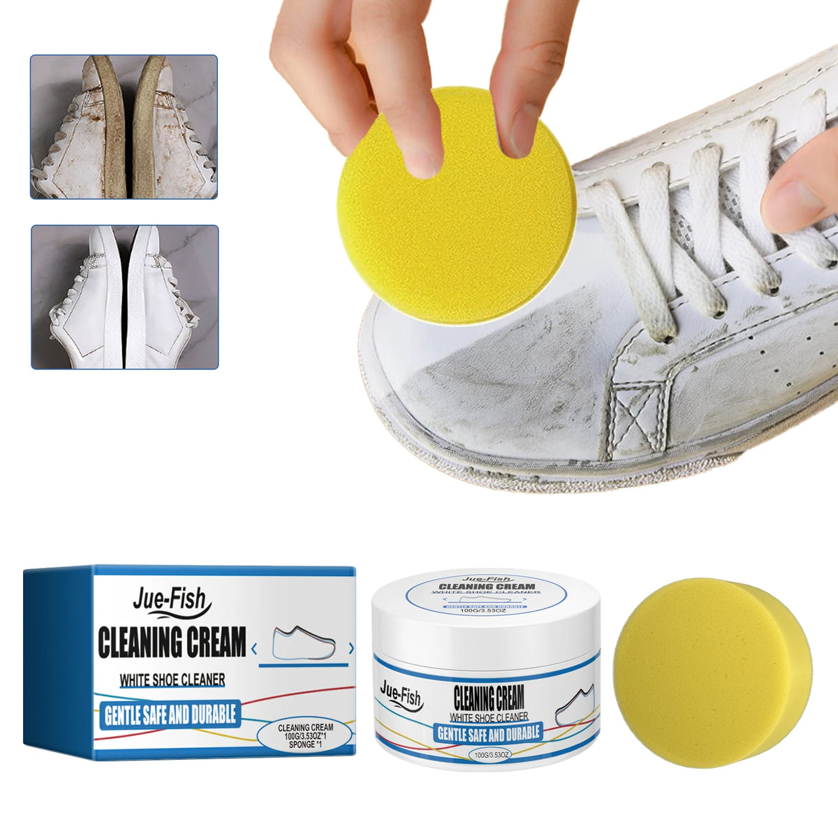 Shoe Whitening Cleaning Balm – Remove Yellowing & Deep Clean Shoe Cleaning Balm P3