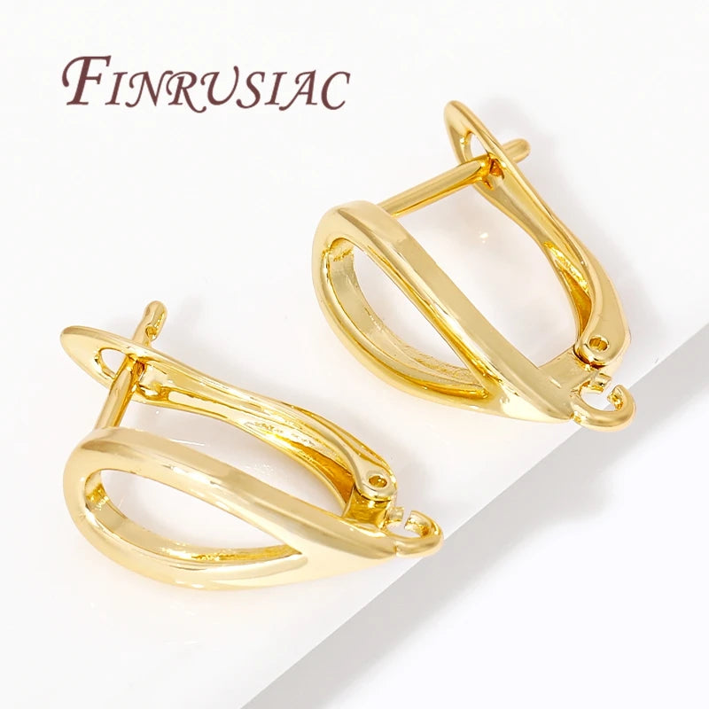18K Gold Plated French Earring Hooks – DIY Earwire Findings Earring Findings P3