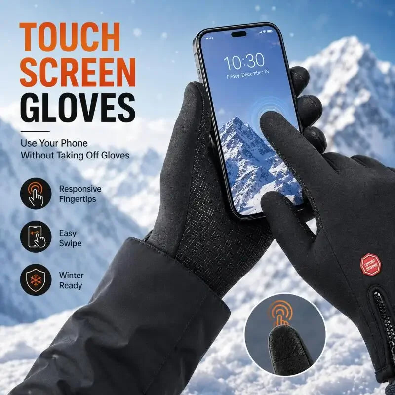 Winter Thermal Touchscreen Gloves – Ski Cycling Outdoor Sports Winter Sport Gloves P3