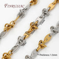 Gold-Plated Brass Chain – Cable Curb O Link | DIY Jewelry Making DIY Jewelry Chain P3 Gold Stainless Steel 1 Meter