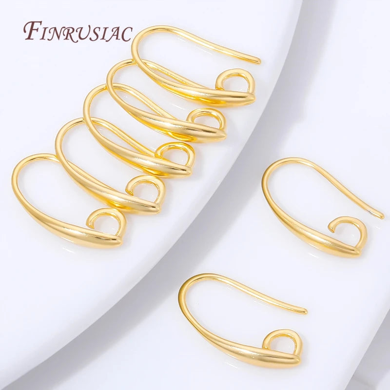 18K Gold Plated Hypoallergenic Earring Hooks | DIY Findings Earring Hooks Findings P3