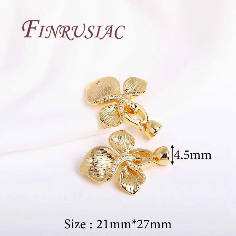 18K Gold Plated Clasps – Bracelet & Necklace Connectors DIY Jewelry Clasps P3 18K gold plated 2 pieces