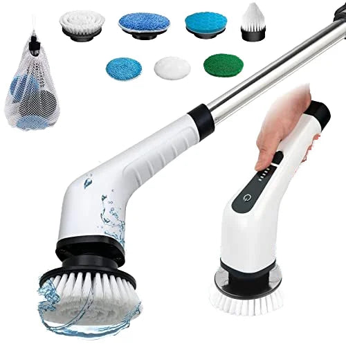Electric Spin Scrubber – Auto Rotating Cleaning Brush Electric Spin Scrubber P3 White commom