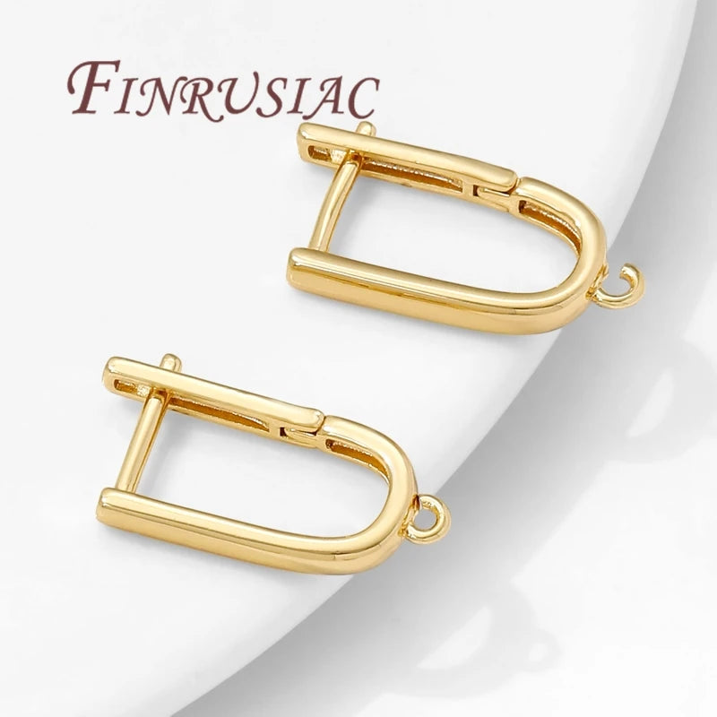 18K Gold Plated French Earring Hooks – DIY Jewelry Findings Earring Hooks Findings P3