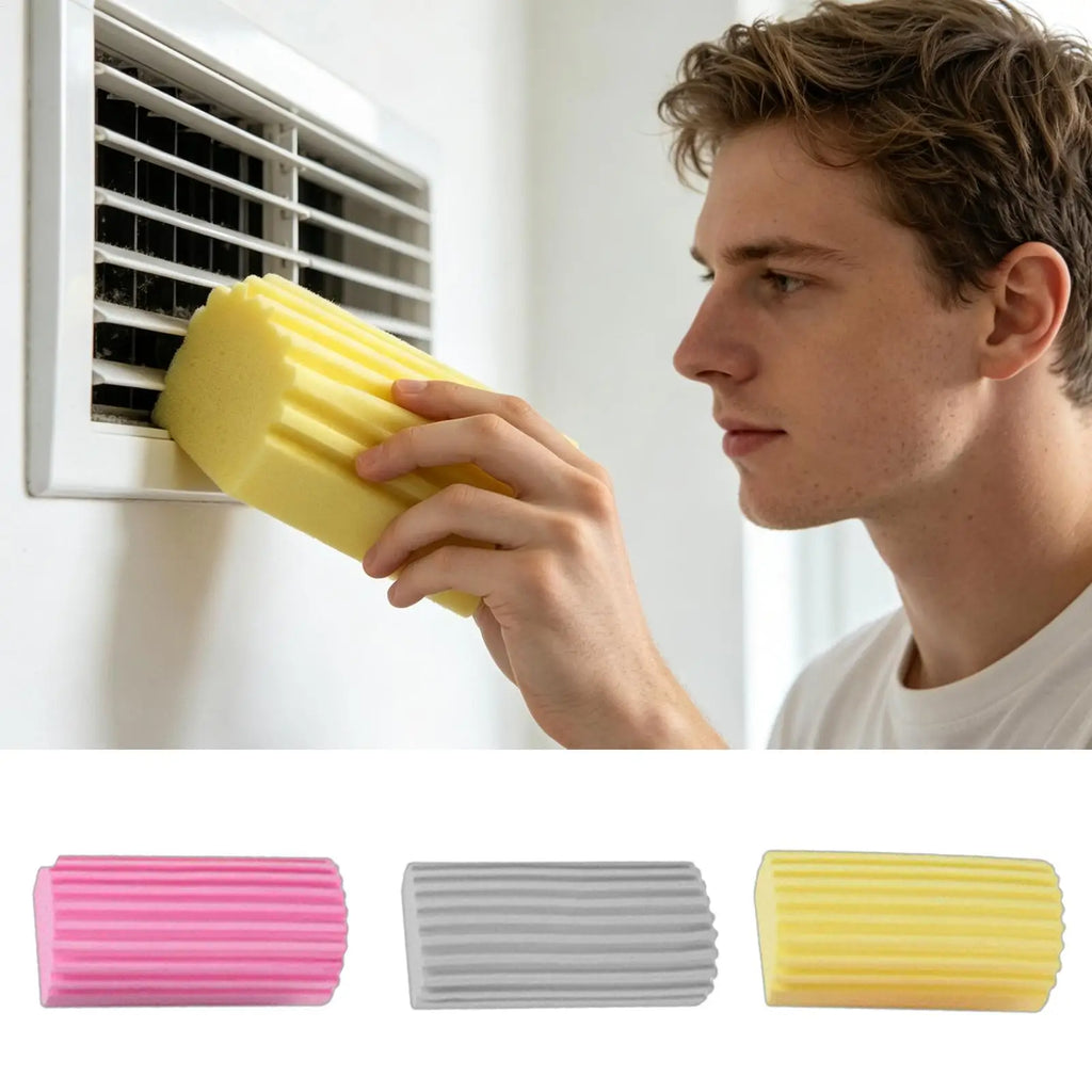3-Pack Reusable PVA Duster Sponge – Home & Kitchen Cleaner Cleaning Duster Sponge P3