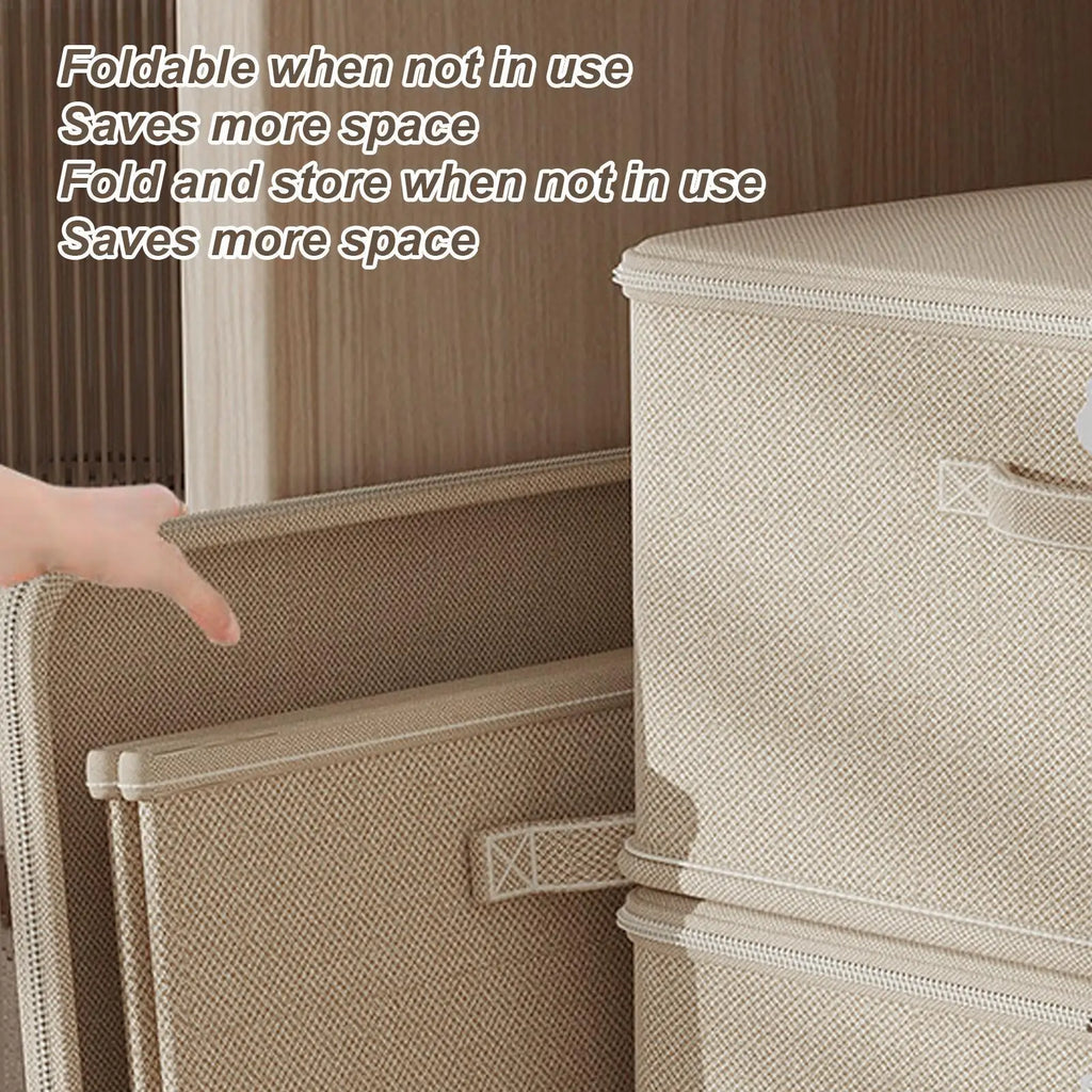 Lockable Storage Box with Handle – Stackable Organizer Bin Lockable Storage Bin P3