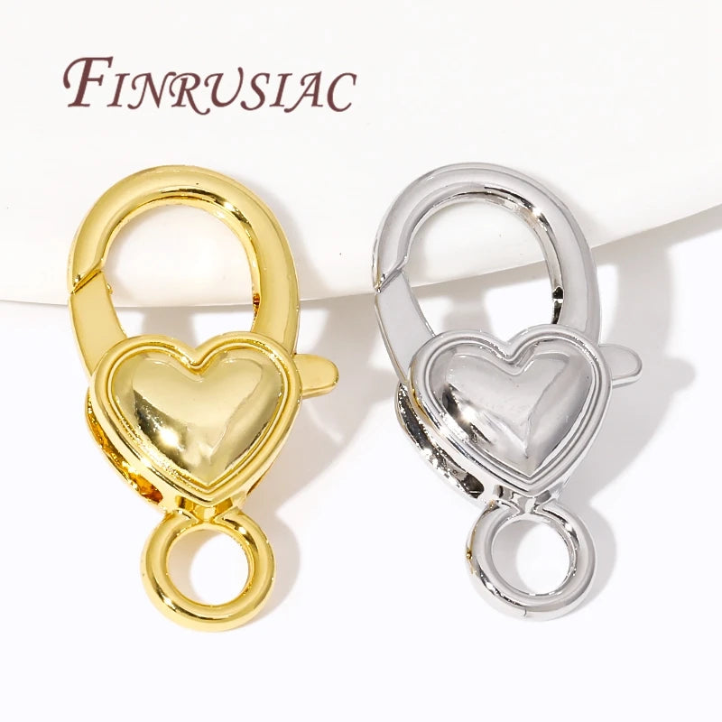 18K Gold Plated Lobster Clasps | DIY Jewelry Connector Findings Jewelry Clasp Findings P3