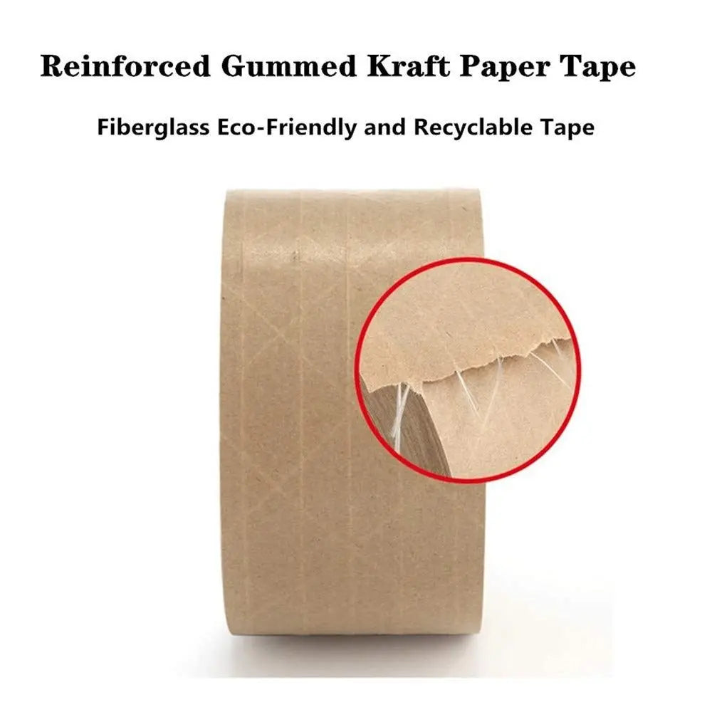 Reinforced Kraft Paper Tape – Self-Adhesive, Waterproof 30M Roll Packaging Tape P3
