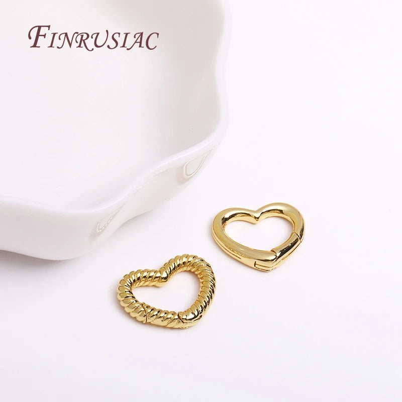 18K Gold Plated Carabiner Spring Clasps – DIY Jewelry Findings Jewelry Clasp Findings P3