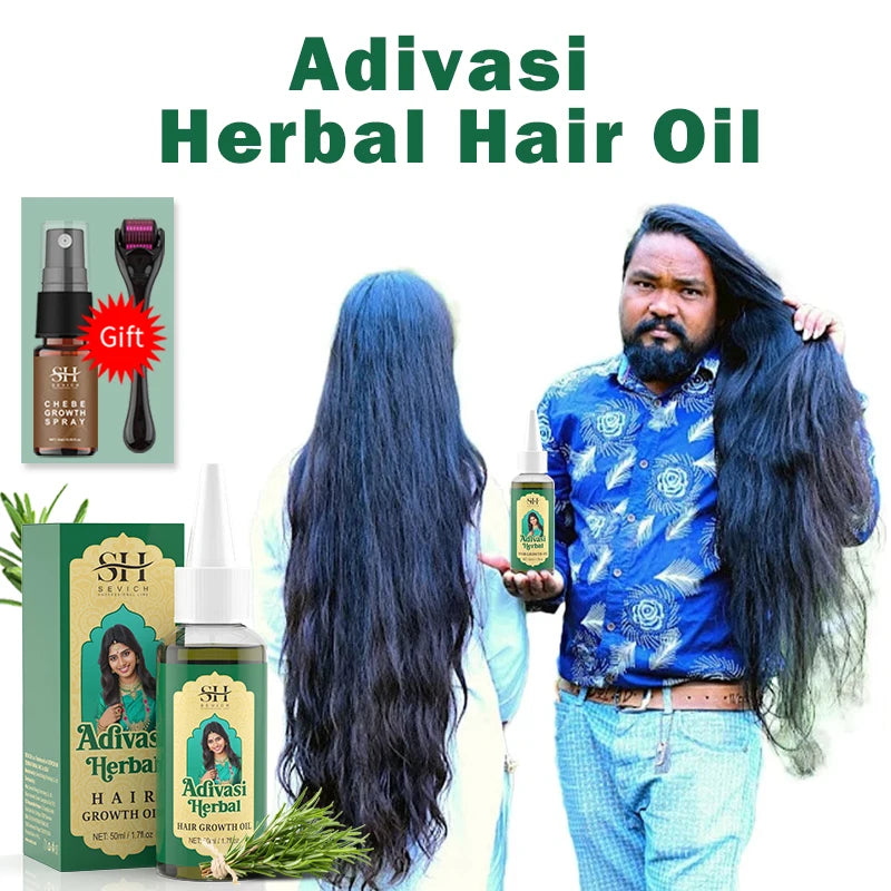 Ayurvedic Adivasi Herbal Hair Growth Oil – 50ml Serum | Sevich Hair Growth Oil P3