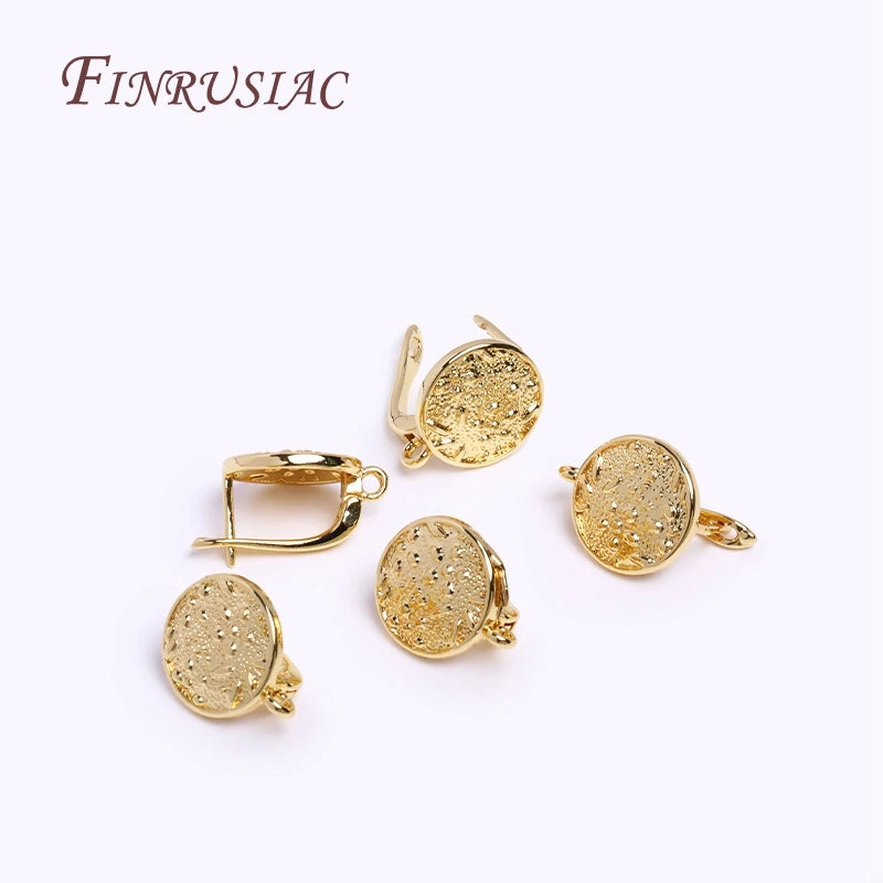 18K Gold Plated Earring Hooks & Clasps – DIY Jewelry Findings Earring Findings P3