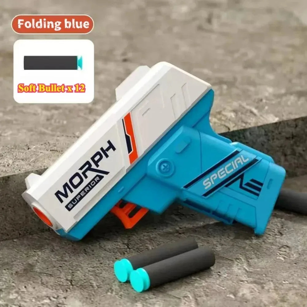 NOCCLILI Mini Soft Bullet Blaster – Interactive Shooting Toy Soft Bullet Blaster Toy P3