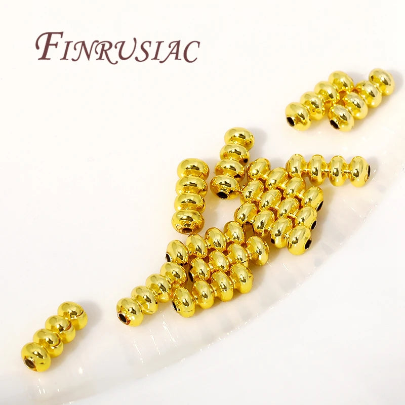 14K/18K Gold Plated Irregular Spacer Beads – DIY Jewelry Making Jewelry Spacer Beads P3