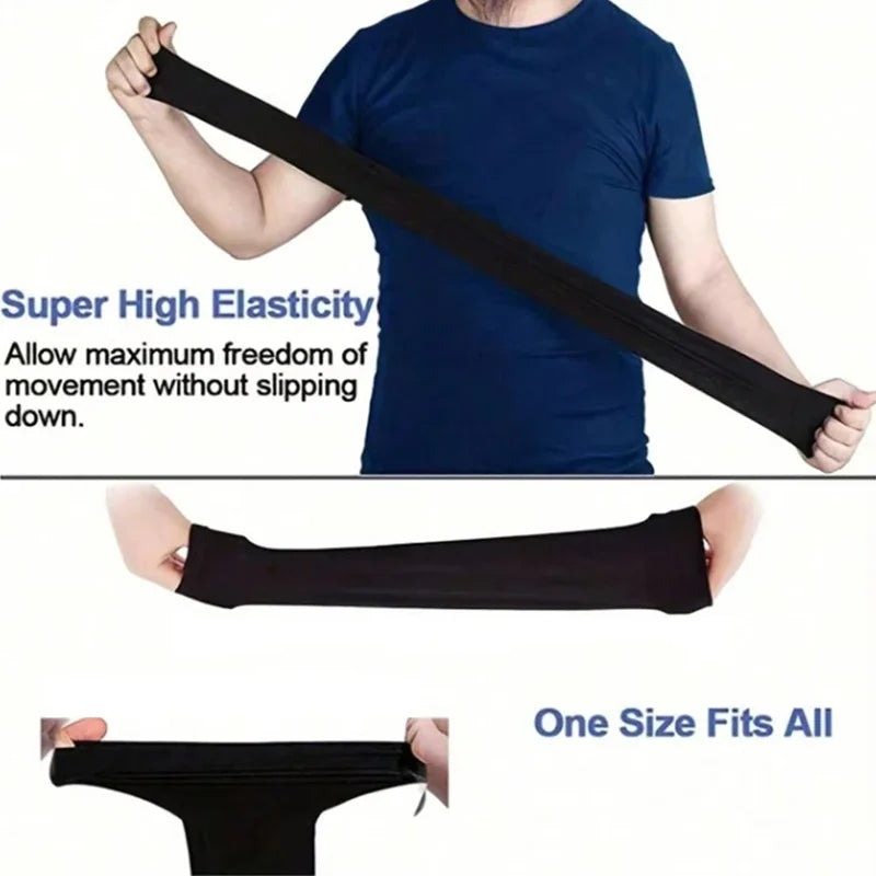 UPF 50+ Ice Silk UV Arm Sleeves – Unisex Sun Protection UV Arm Sleeves P3