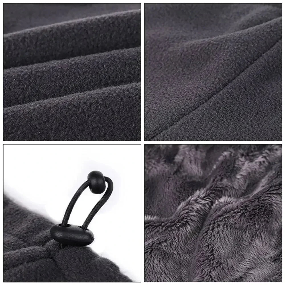 Fleece 3-in-1 Balaclava Neck Gaiter – Windproof Winter Mask Fleece Balaclava Scarf P3