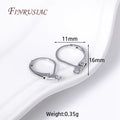 18K Gold Plated French Lever-Back Earring Hooks – DIY Findings Earring Hook Findings P3 Rhodium plated 40 Pieces