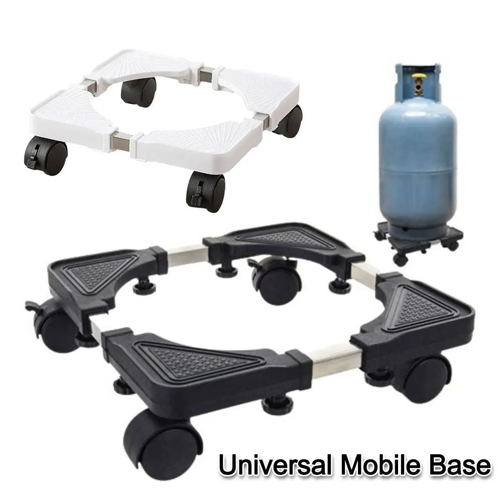Heavy Duty Washing Machine Movable Base | 4 Caster Wheels Appliance Base Stand P3