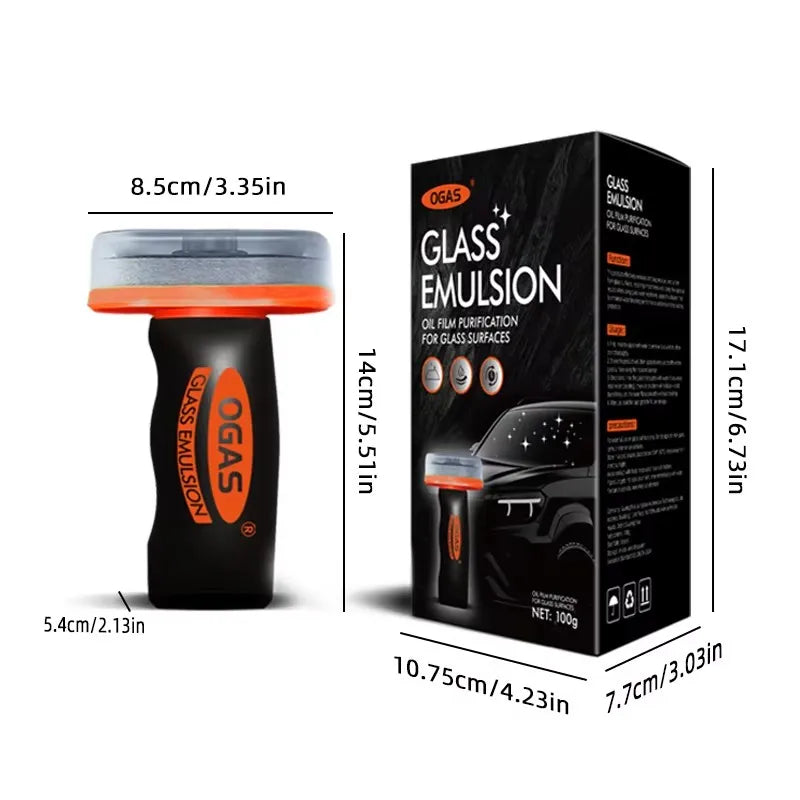 OGAS Car Windshield Oil Film Remover – Scratch-Free Glass Cleaner Auto Glass Cleaner P3