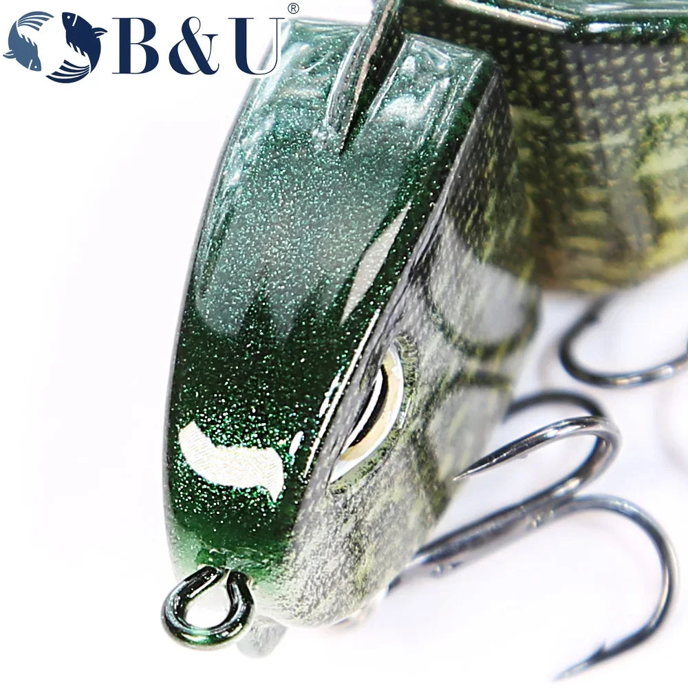 B&U 55mm Slow Sinking Jerkbait – Pike Bass Trout Swimbait Jerkbait Fishing Lure P3