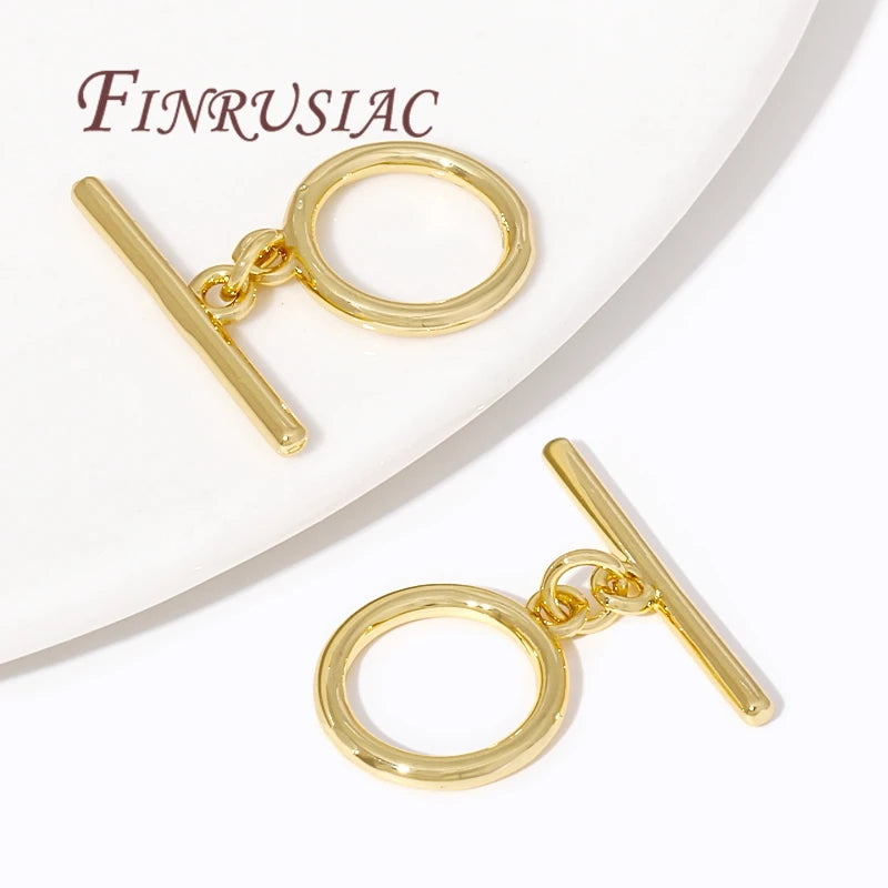 18K Gold Plated OT Toggle Clasps – DIY Jewelry Findings Jewelry Clasp Findings P3