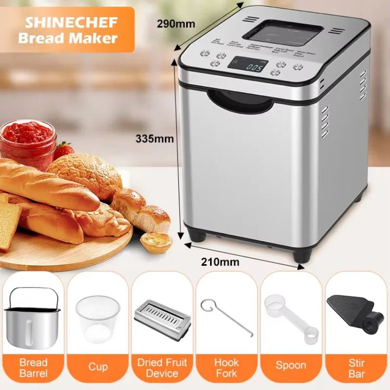 All-in-One Electric Bread Maker 2.5LB | Auto Bakery Machine Bread Maker Machine P3