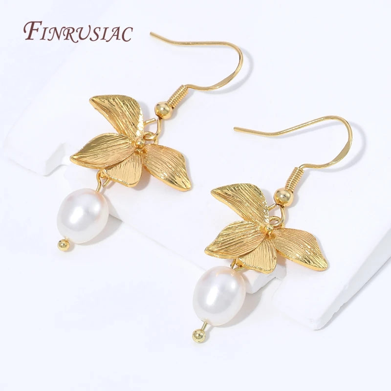 18K Gold Plated Brass Flower Charms – DIY Jewelry Findings Jewelry Charms P3
