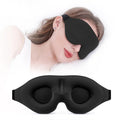 3D Contoured Blackout Sleep Eye Mask – Soft & Breathable Sleep Eye Mask P3 Black 1Pcs