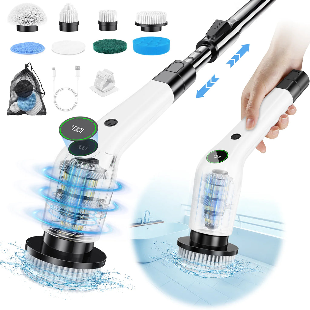 Electric Spin Scrubber – Cordless Rechargeable Cleaning Brush Electric Spin Scrubber P3