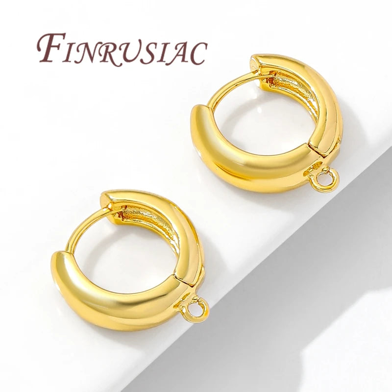 18K Gold Plated Earring Hook Findings – DIY Jewelry Making Earring Hook Findings P3