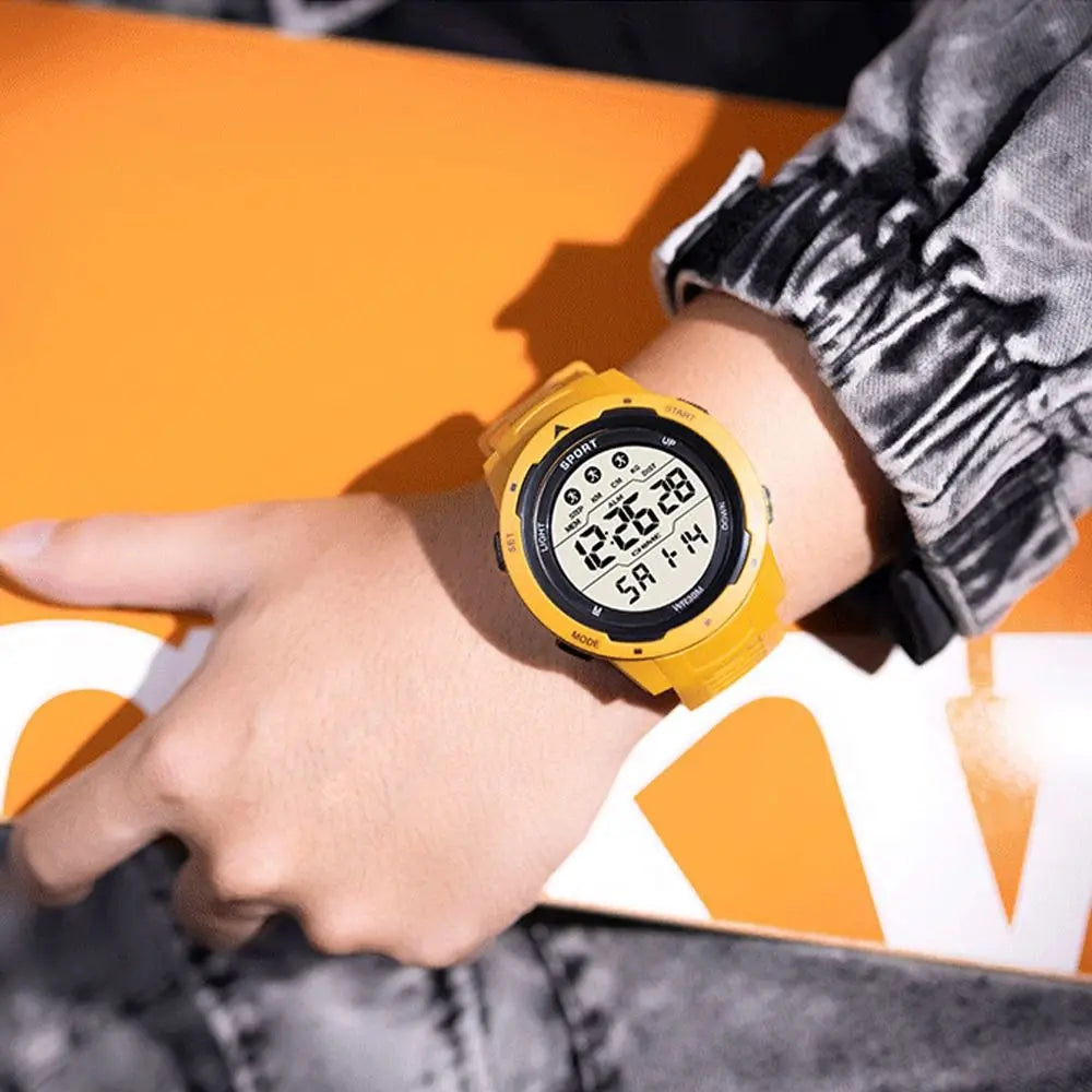 Men's Outdoor Sports Digital Watch – LED Night Glow, Large Screen Sports Digital Watch P3