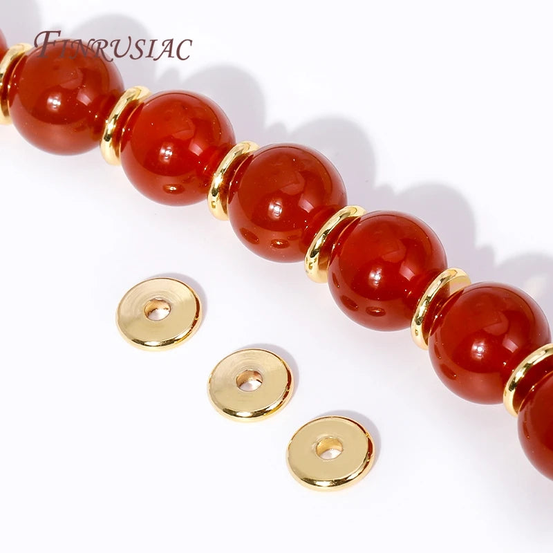 18K Gold Plated Metal Spacer Beads 3–6mm | Jewelry Making Jewelry Spacer Beads P3