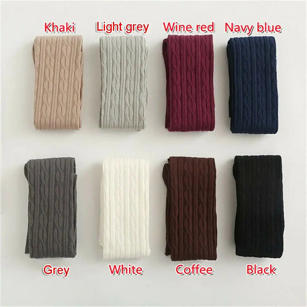 Women's Knit Thigh-High Over-the-Knee Socks | Warm Stockings Thigh-High Socks P3