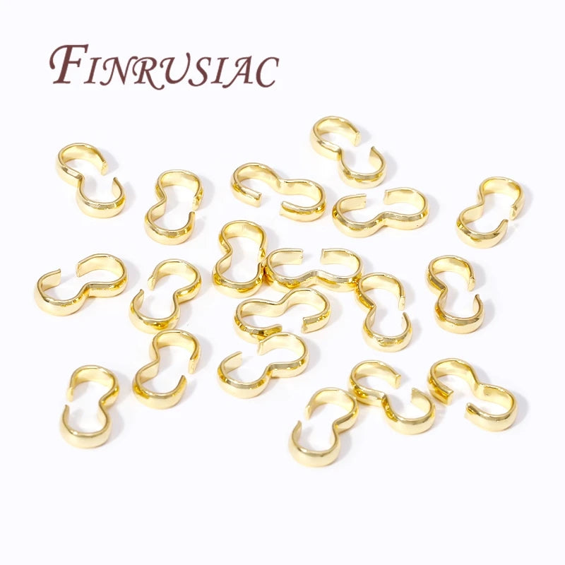 18K Gold Plated Connector Clasps for Jewelry Making – 50–100 Pcs Jewelry Connector Clasp P3
