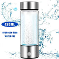 NOCCLILI Hydrogen Water Cup USB Rechargeable 420ml Borosilicate Hydrogen Water Generator P3 420ML