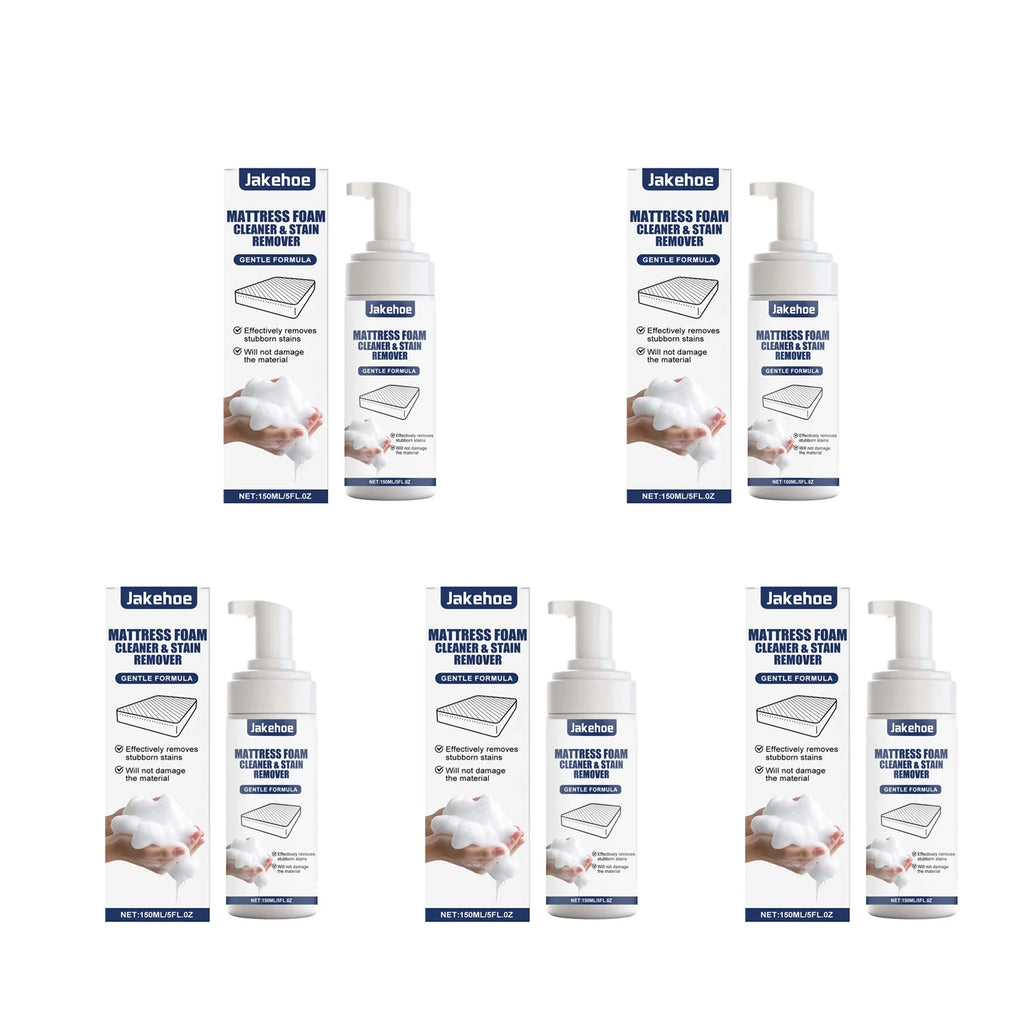 JAKEHOE Mattress & Carpet Cleaner 150ml | Deep Clean Solution Fabric & Upholstery Cleaner P3 5pcs