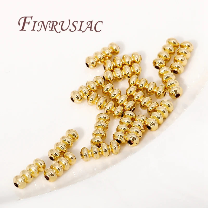 14K/18K Gold Plated Irregular Spacer Beads – DIY Jewelry Jewelry Spacer Beads P3