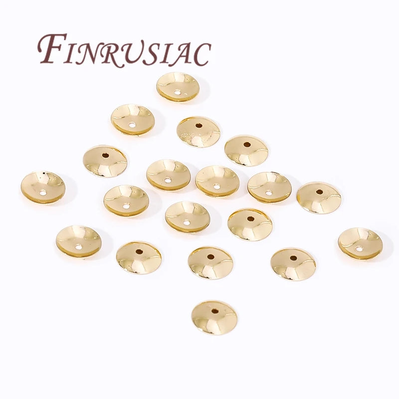 18K/14K Gold Plated Flower Bead Caps – DIY Jewelry Spacers Jewelry Bead Caps P3